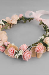 Plastic Flower Special Occasion Flower-Girl's-Headwear Pearls Headpiece
